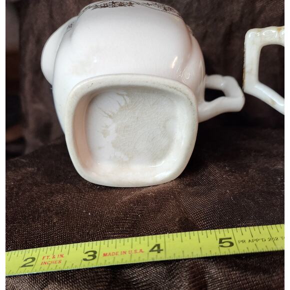 Vintage Gold and White Sugar and Creamer Set - Picture 7 of 15